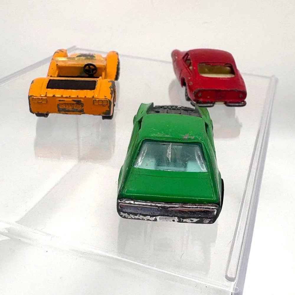 Vintage Matchbox Lesney Superfast Lot Ferrari Berlinetta Lotus Super Seven AMX